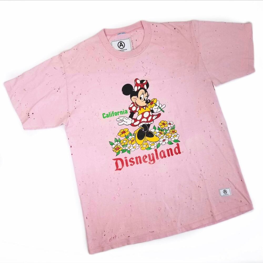 U.S. Alteration Disneyland Tee Pink Minnie Mouse